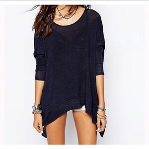 Free People Navy Blue Camisole Top